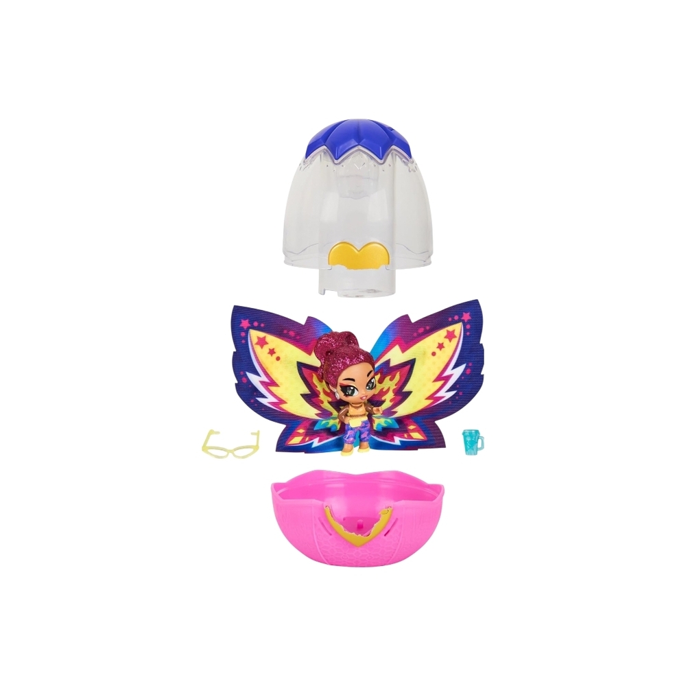 🚦♡Hatchimals Pixies Wilder Wings Pink & Purple Pixie Toy - Picture 3 of 6
